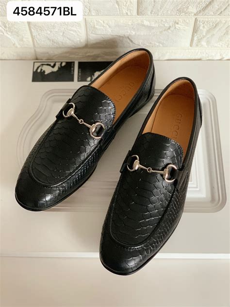 mens gucci black shoes|brown gucci shoes for men.